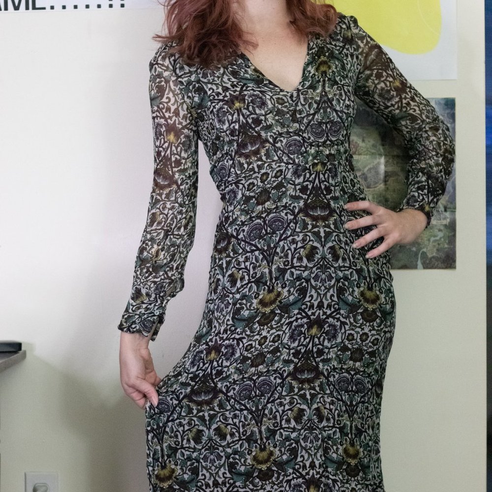 Zara Woman Flower Dress